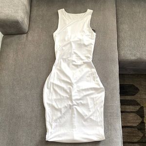 SHEIN white skin tight dress